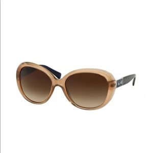 Women’s Coach Sunglasses HC8120 Lo94 Carter Sunglasses Oval blue/Brown